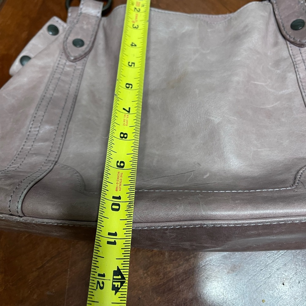 FRYE MELISSA satchel Pull-Up Leather Tote Carryall Shoulder Bag Shopper purse - Picture 4 of 16